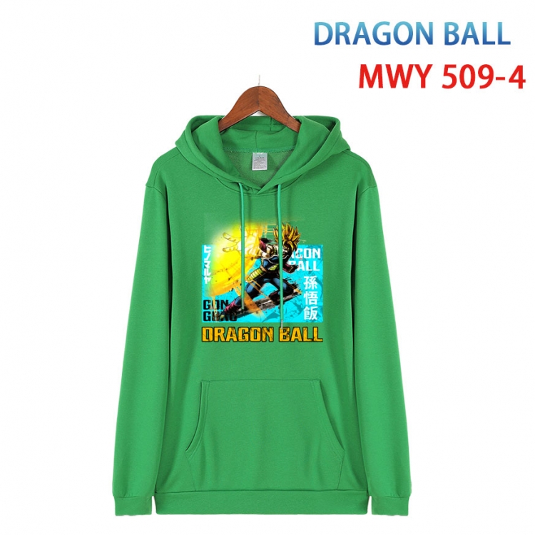 DRAGON BALL Cotton Hooded Patch Pocket Sweatshirt   from S to 4XL MWY-509-4