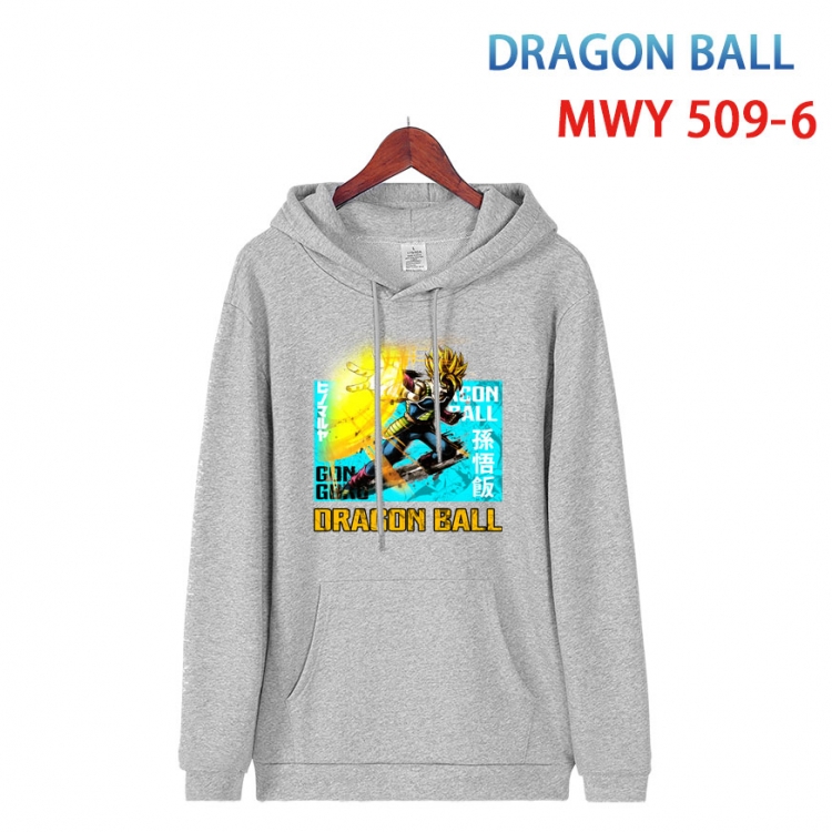 DRAGON BALL Cotton Hooded Patch Pocket Sweatshirt   from S to 4XL MWY-509-6
