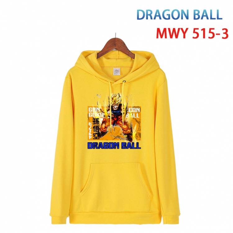 DRAGON BALL Cotton Hooded Patch Pocket Sweatshirt   from S to 4XL  MWY-515-3