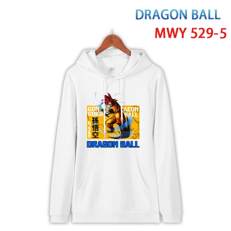 DRAGON BALL Cotton Hooded Patch Pocket Sweatshirt   from S to 4XL MWY-529-5
