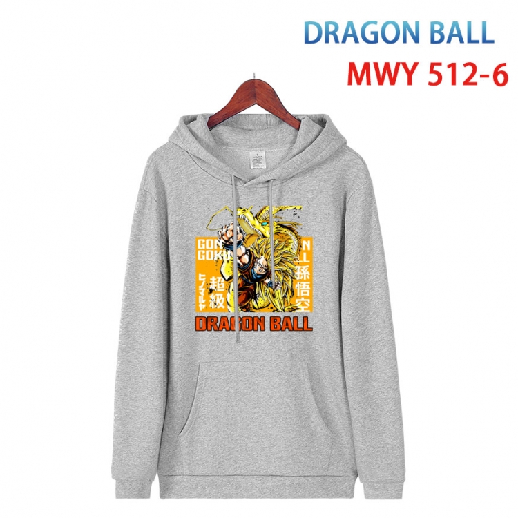 DRAGON BALL  Cotton Hooded Patch Pocket Sweatshirt   from S to 4XL MWY-512-6