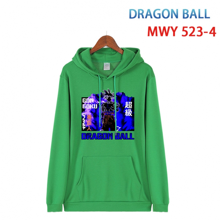 DRAGON BALL  Cotton Hooded Patch Pocket Sweatshirt   from S to 4XL MWY-523-4