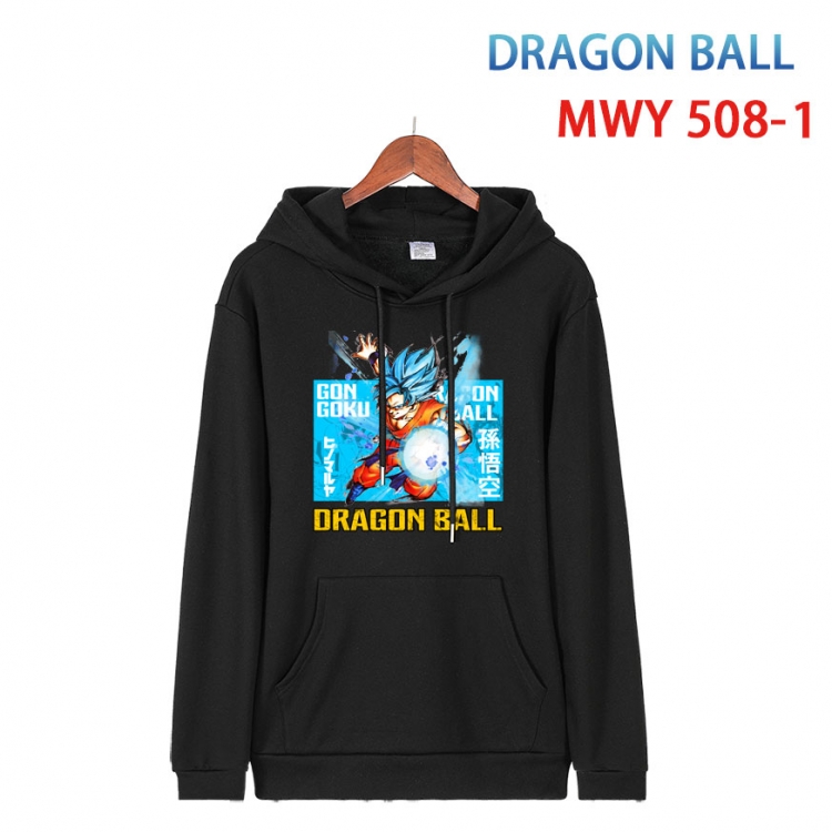 DRAGON BALL  Cotton Hooded Patch Pocket Sweatshirt   from S to 4XL MWY-508-1