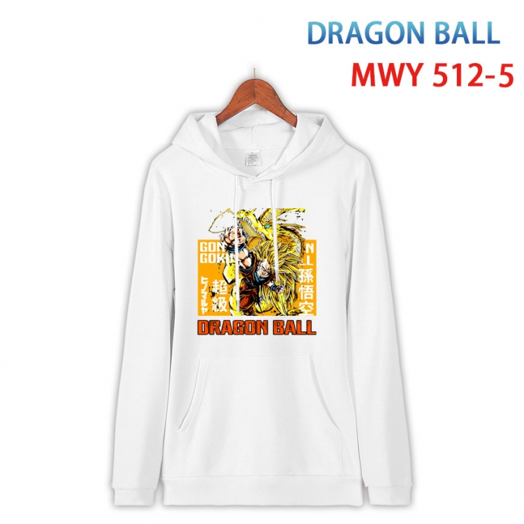 DRAGON BALL Cotton Hooded Patch Pocket Sweatshirt   from S to 4XL MWY-512-5