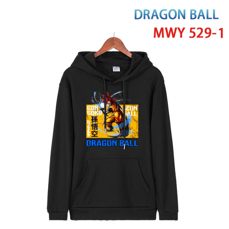 DRAGON BALL  Cotton Hooded Patch Pocket Sweatshirt   from S to 4XL MWY-529-1