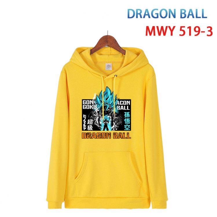 DRAGON BALL  Cotton Hooded Patch Pocket Sweatshirt   from S to 4XL  MWY-519-3