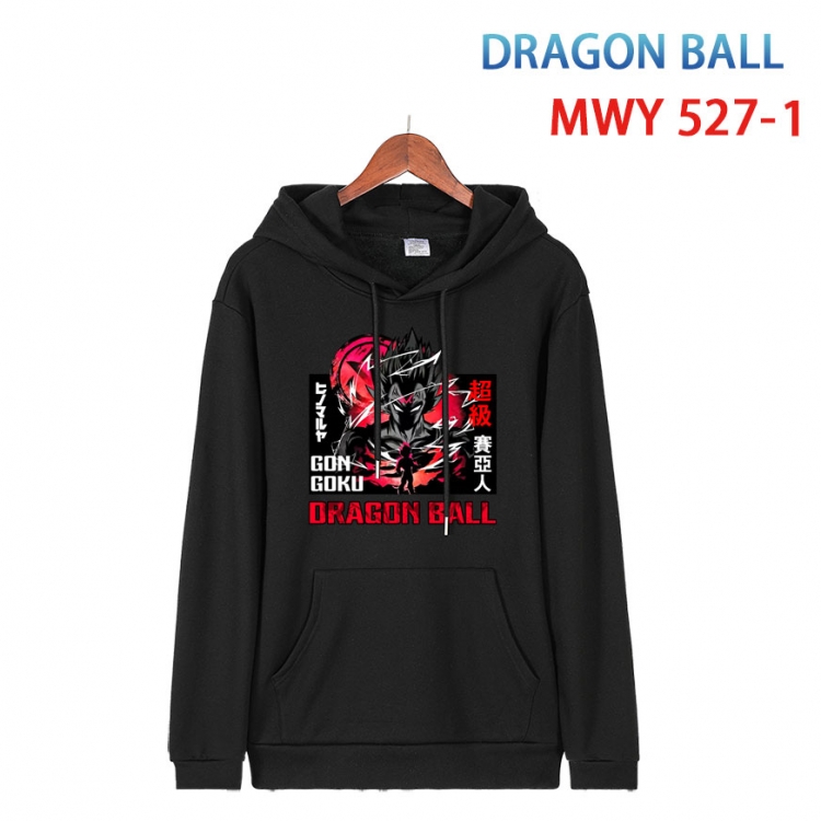 DRAGON BALL  Cotton Hooded Patch Pocket Sweatshirt   from S to 4XL MWY-527-1