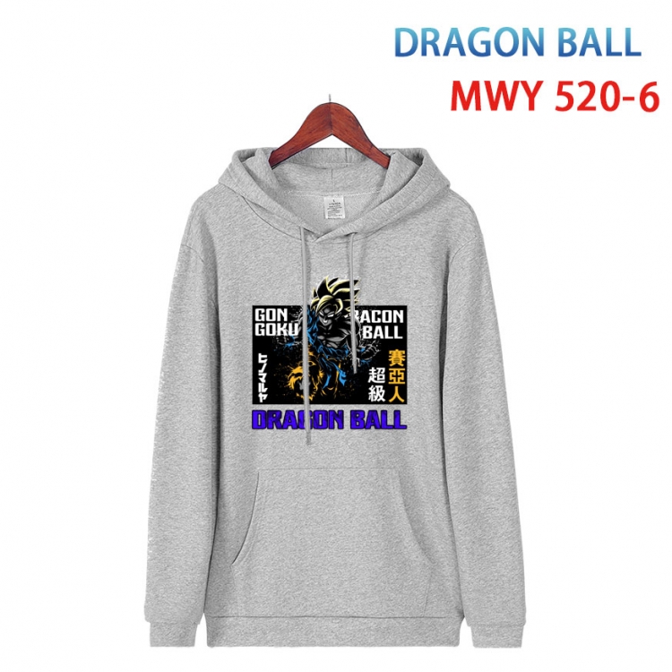DRAGON BALL  Cotton Hooded Patch Pocket Sweatshirt   from S to 4XL MWY-520-6