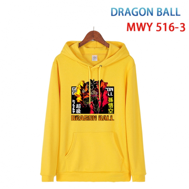 DRAGON BALL  Cotton Hooded Patch Pocket Sweatshirt   from S to 4XL MWY-516-3