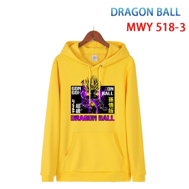 DRAGON BALL  Cotton Hooded Patch Pocket Sweatshirt   from S to 4XL  MWY-518-3