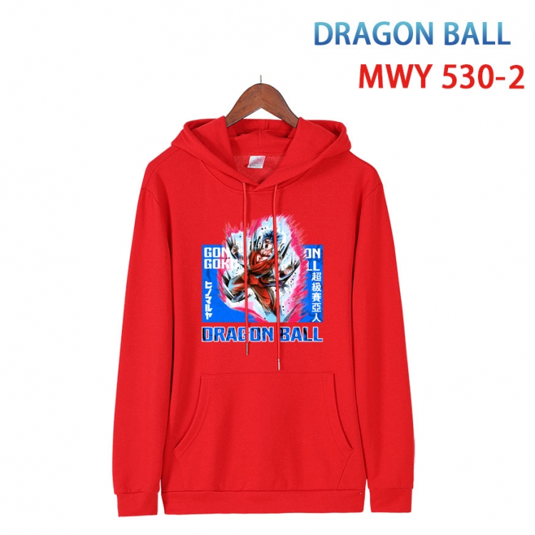 DRAGON BALL  Cotton Hooded Patch Pocket Sweatshirt   from S to 4XL  MWY-530-2