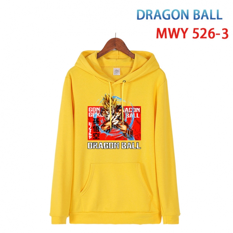 DRAGON BALL  Cotton Hooded Patch Pocket Sweatshirt   from S to 4XL MWY-526-3