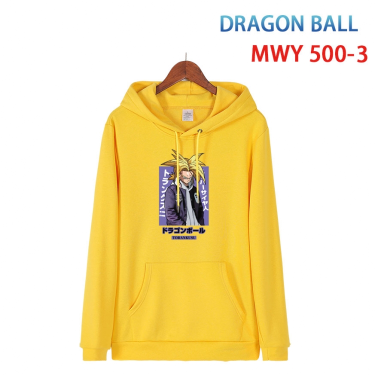 DRAGON BALL  Cotton Hooded Patch Pocket Sweatshirt   from S to 4XL  MWY-500-3