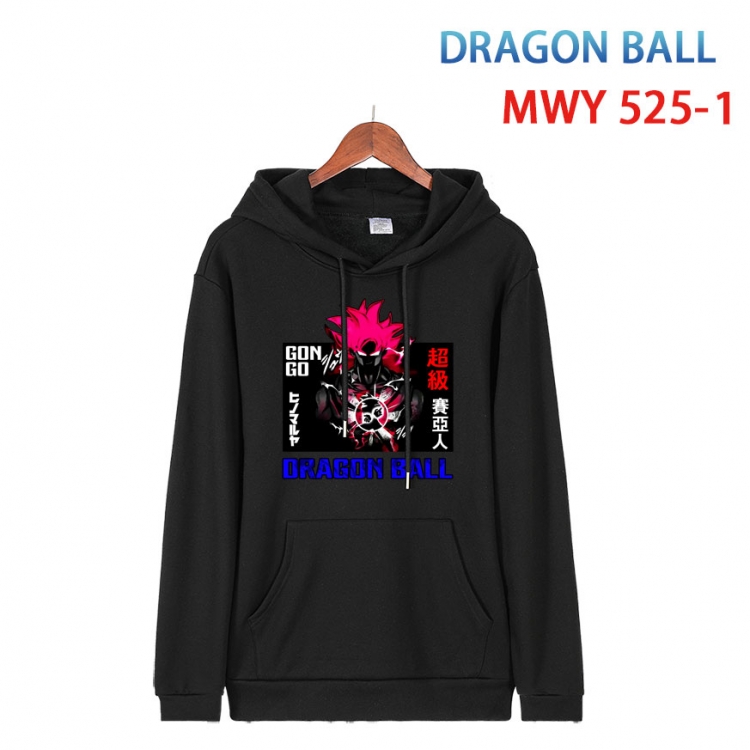 DRAGON BALL  Cotton Hooded Patch Pocket Sweatshirt   from S to 4XL MWY-525-1