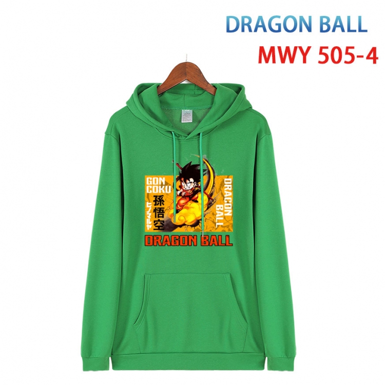 DRAGON BALL  Cotton Hooded Patch Pocket Sweatshirt   from S to 4XL MWY-505-4