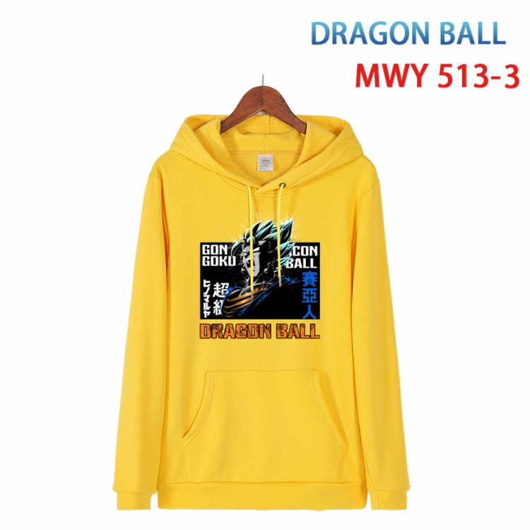 DRAGON BALL  Cotton Hooded Patch Pocket Sweatshirt   from S to 4XL MWY-513-3