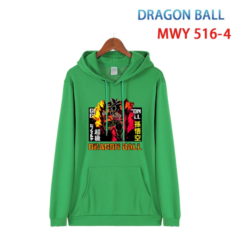 DRAGON BALL  Cotton Hooded Patch Pocket Sweatshirt   from S to 4XL MWY-516-4