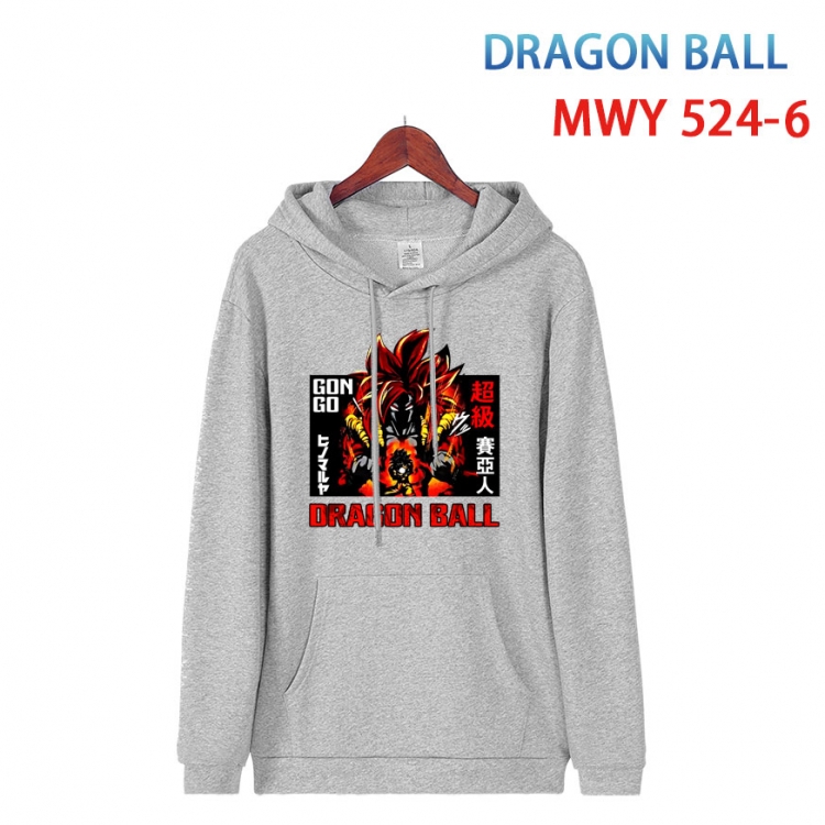 DRAGON BALL  Cotton Hooded Patch Pocket Sweatshirt   from S to 4XL  MWY-524-6