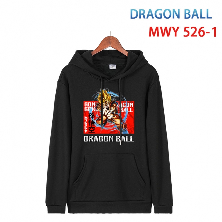 DRAGON BALL  Cotton Hooded Patch Pocket Sweatshirt   from S to 4XL MWY-526-1