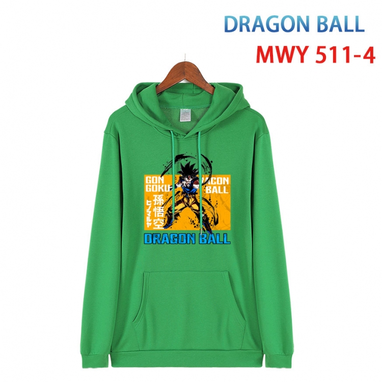 DRAGON BALL  Cotton Hooded Patch Pocket Sweatshirt   from S to 4XL MWY-511-4