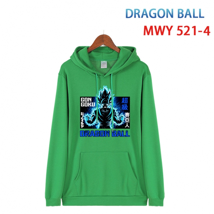 DRAGON BALL  Cotton Hooded Patch Pocket Sweatshirt   from S to 4XL MWY-521-4