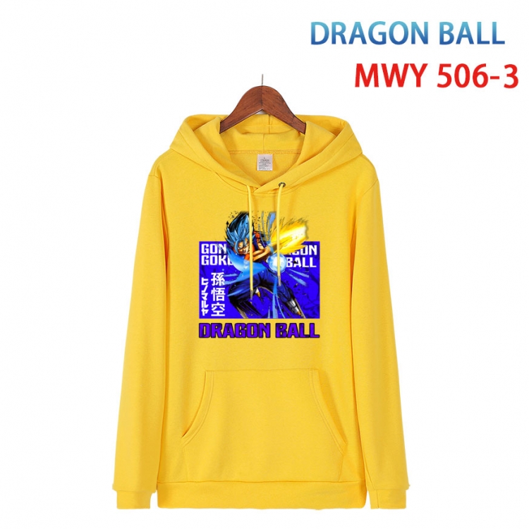 DRAGON BALL  Cotton Hooded Patch Pocket Sweatshirt   from S to 4XL  MWY-506-3
