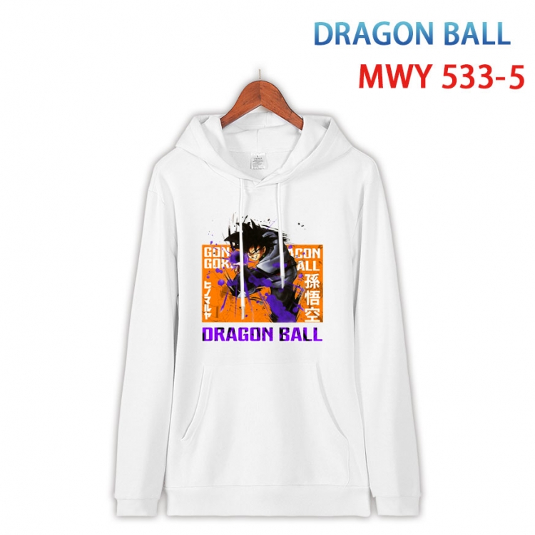 DRAGON BALL  Cotton Hooded Patch Pocket Sweatshirt   from S to 4XL MWY-533-5