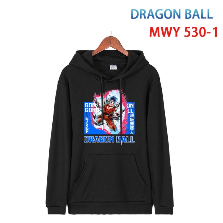 DRAGON BALL Cotton Hooded Patch Pocket Sweatshirt   from S to 4XL  MWY-530-1