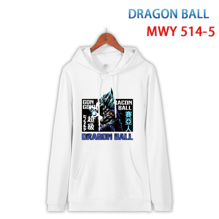 DRAGON BALL Cotton Hooded Patch Pocket Sweatshirt   from S to 4XL   MWY-514-5