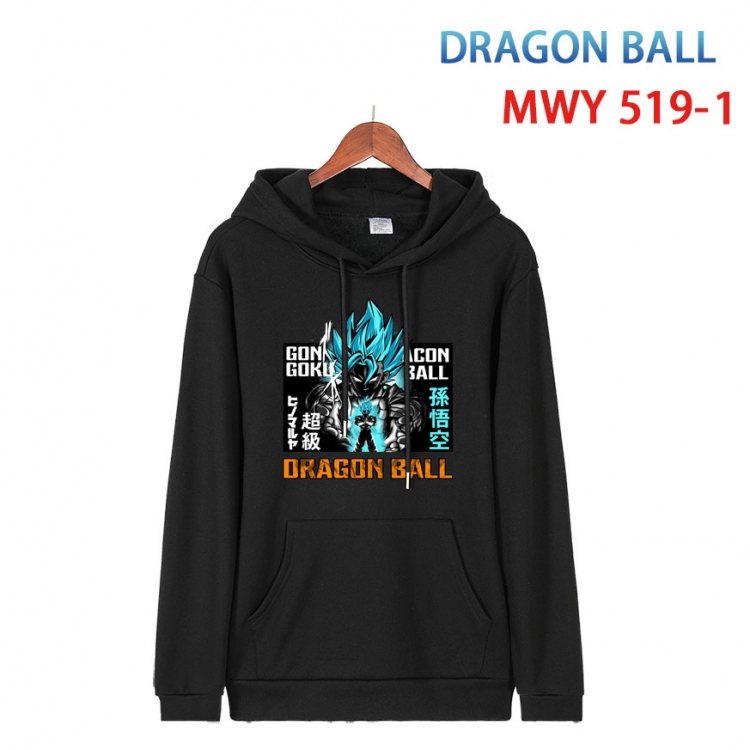 DRAGON BALL Cotton Hooded Patch Pocket Sweatshirt   from S to 4XL  MWY-519-1