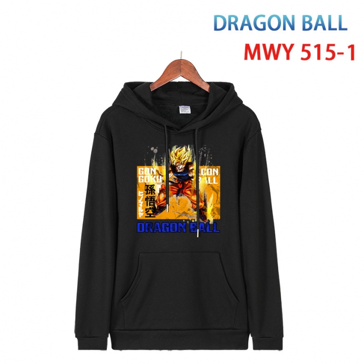 DRAGON BALL Cotton Hooded Patch Pocket Sweatshirt   from S to 4XL  MWY-515-1