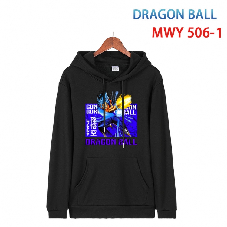 DRAGON BALL Cotton Hooded Patch Pocket Sweatshirt   from S to 4XL MWY-506-1