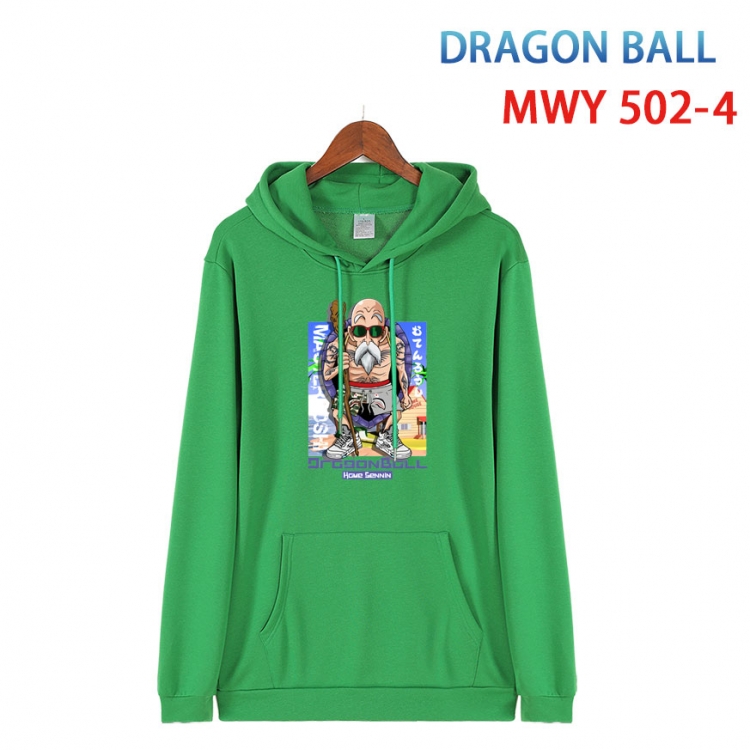 DRAGON BALL Cotton Hooded Patch Pocket Sweatshirt   from S to 4XL MWY-502-4