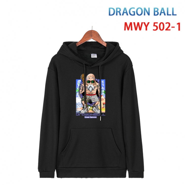 DRAGON BALL Cotton Hooded Patch Pocket Sweatshirt   from S to 4XL MWY-502-1