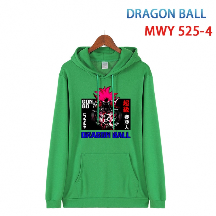 DRAGON BALL Cotton Hooded Patch Pocket Sweatshirt   from S to 4XL MWY-525-4