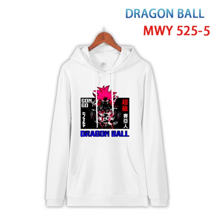 DRAGON BALL Cotton Hooded Patch Pocket Sweatshirt   from S to 4XL  WY-525-5