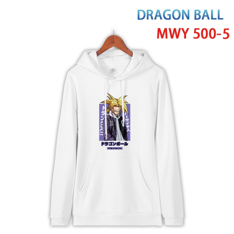 DRAGON BALL Cotton Hooded Patch Pocket Sweatshirt   from S to 4XL   MWY-500-5