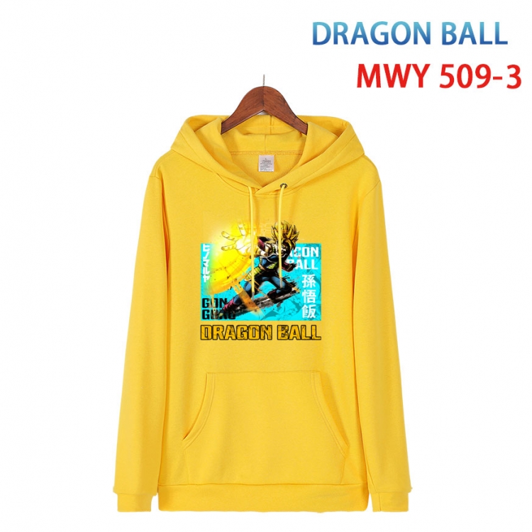 DRAGON BALL Cotton Hooded Patch Pocket Sweatshirt   from S to 4XL  MWY-509-3
