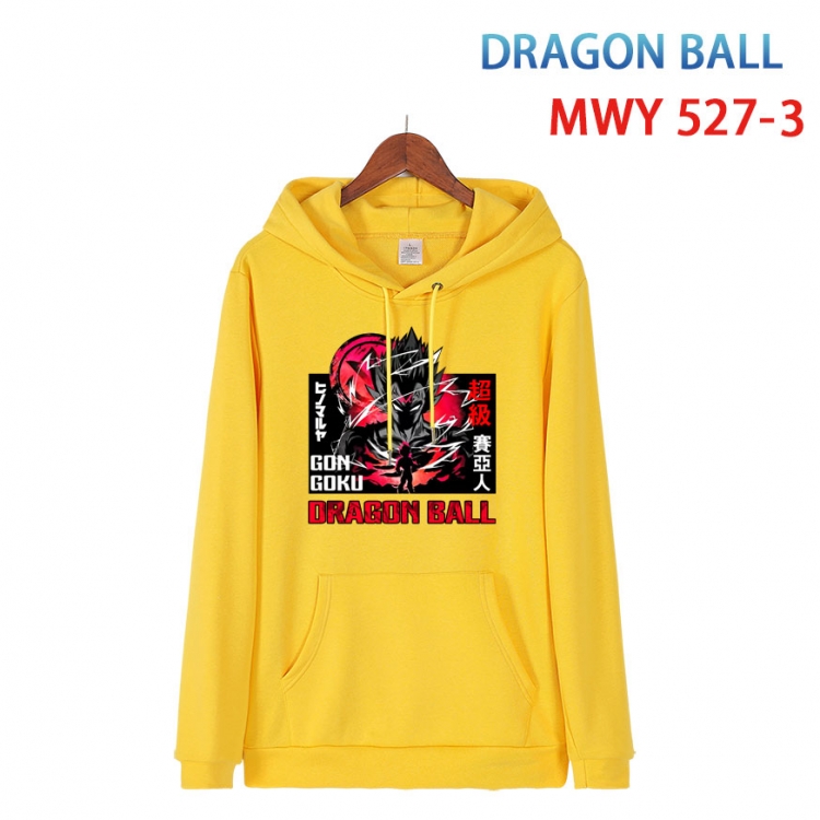 DRAGON BALL Cotton Hooded Patch Pocket Sweatshirt   from S to 4XL  MWY-527-3