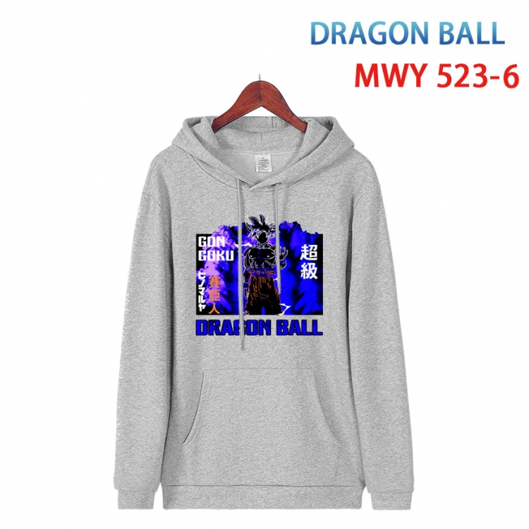 DRAGON BALL Cotton Hooded Patch Pocket Sweatshirt   from S to 4XL MWY-523-6