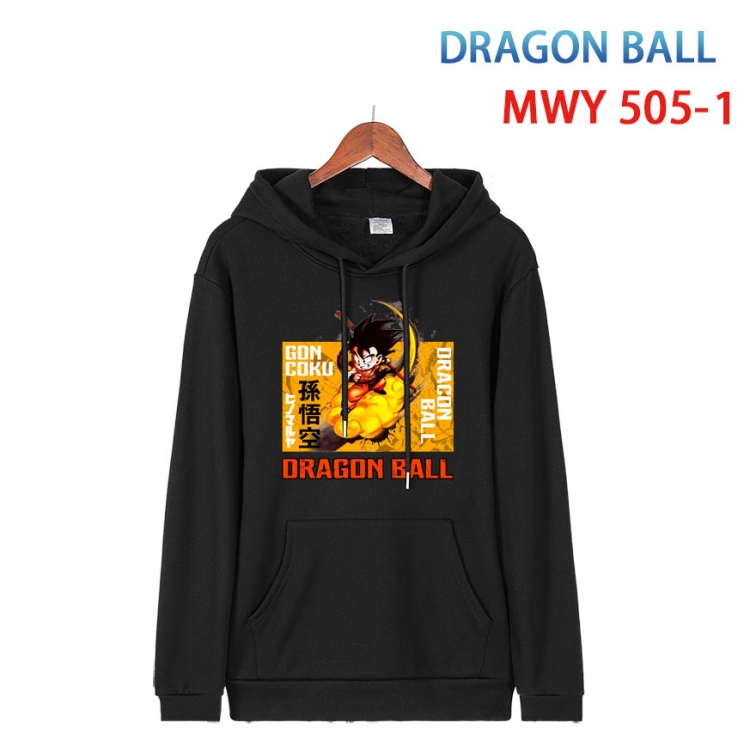 DRAGON BALL Cotton Hooded Patch Pocket Sweatshirt   from S to 4XL  MWY-505-1