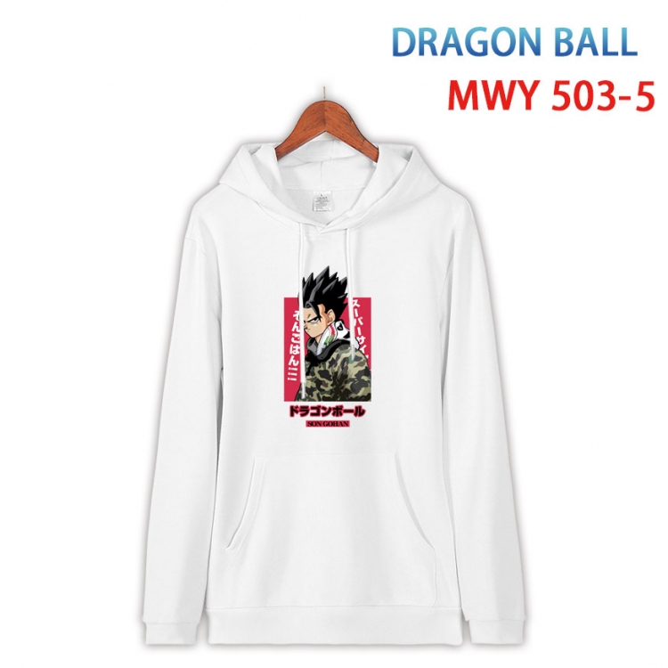 DRAGON BALL Cotton Hooded Patch Pocket Sweatshirt   from S to 4XL  MWY-503-5
