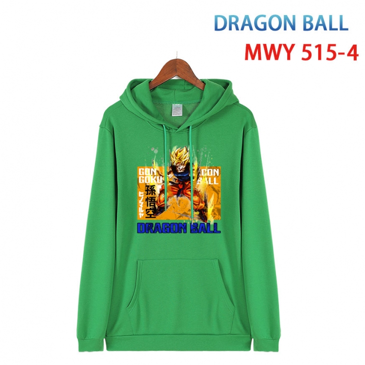 DRAGON BALL Cotton Hooded Patch Pocket Sweatshirt   from S to 4XL MWY-501-6