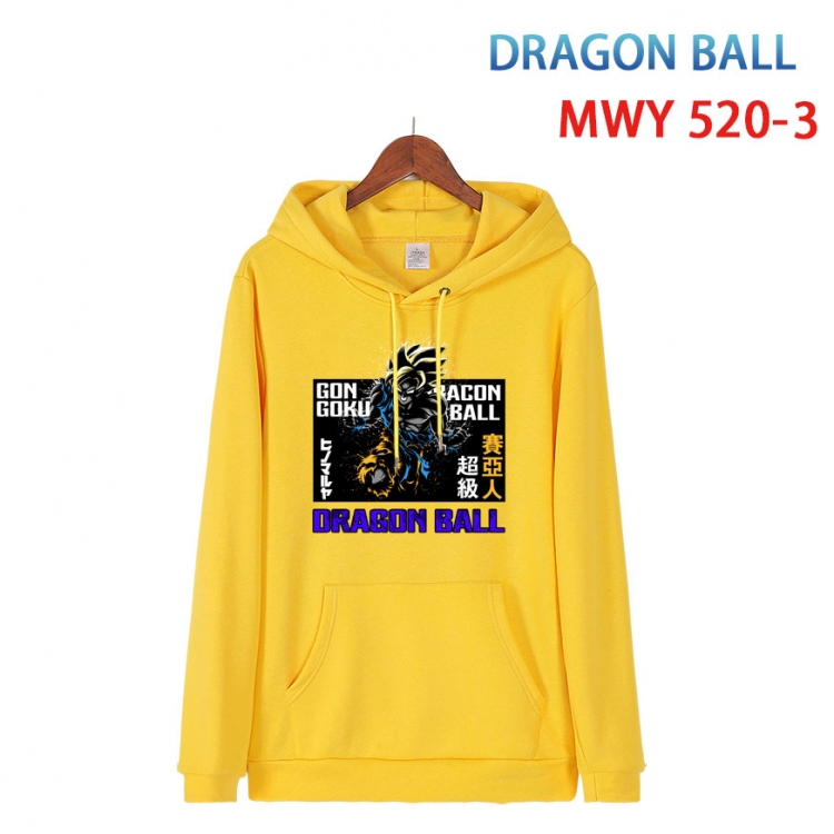 DRAGON BALL Cotton Hooded Patch Pocket Sweatshirt   from S to 4XL MWY-520-3