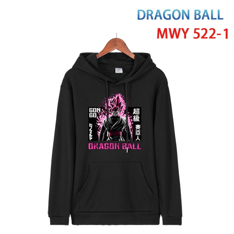  DRAGON BALL Cotton Hooded Patch Pocket Sweatshirt   from S to 4XL  