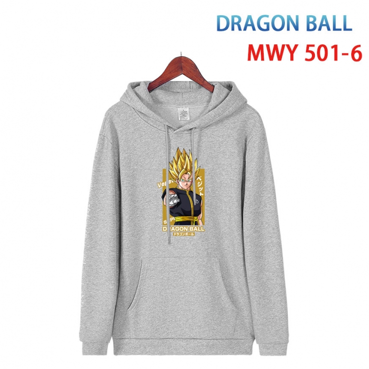 DRAGON BALL Cotton Hooded Patch Pocket Sweatshirt   from S to 4XL MWY-501-6