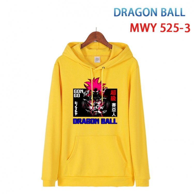 DRAGON BALL Cotton Hooded Patch Pocket Sweatshirt   from S to 4XL  MWY-525-3