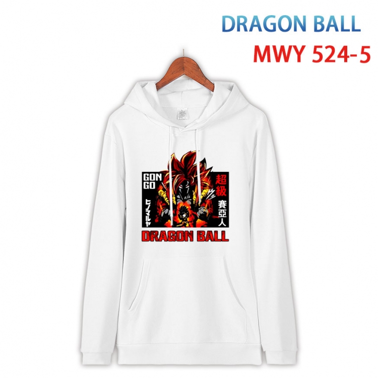 DRAGON BALL Cotton Hooded Patch Pocket Sweatshirt   from S to 4XL MWY-524-5