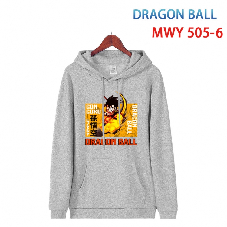 DRAGON BALL Cotton Hooded Patch Pocket Sweatshirt   from S to 4XL MWY-505-6