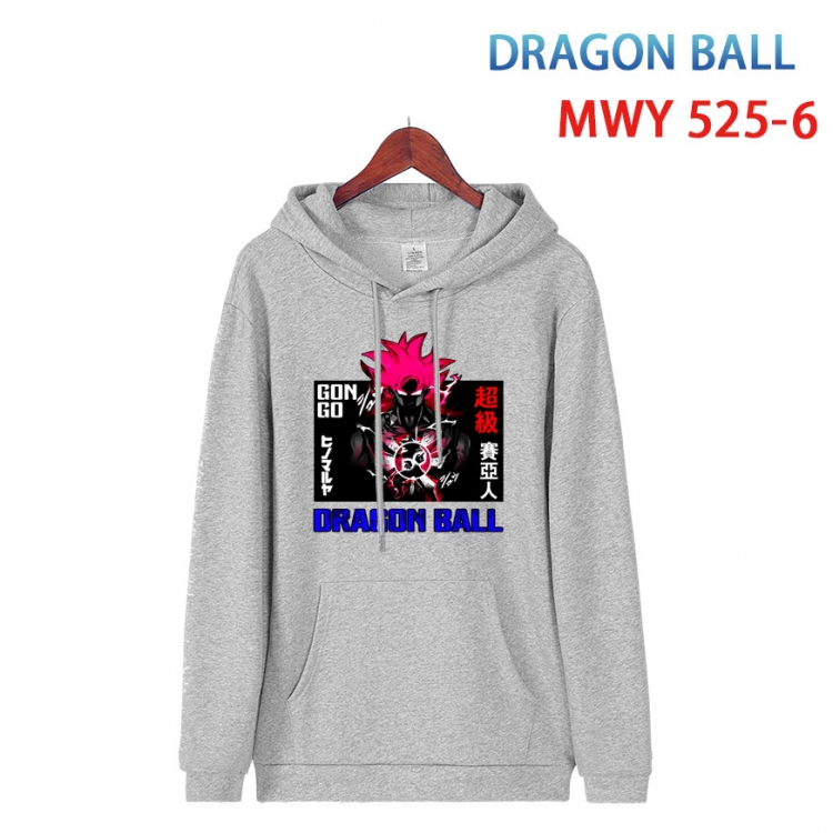 DRAGON BALL Cotton Hooded Patch Pocket Sweatshirt   from S to 4XL MWY-525-6